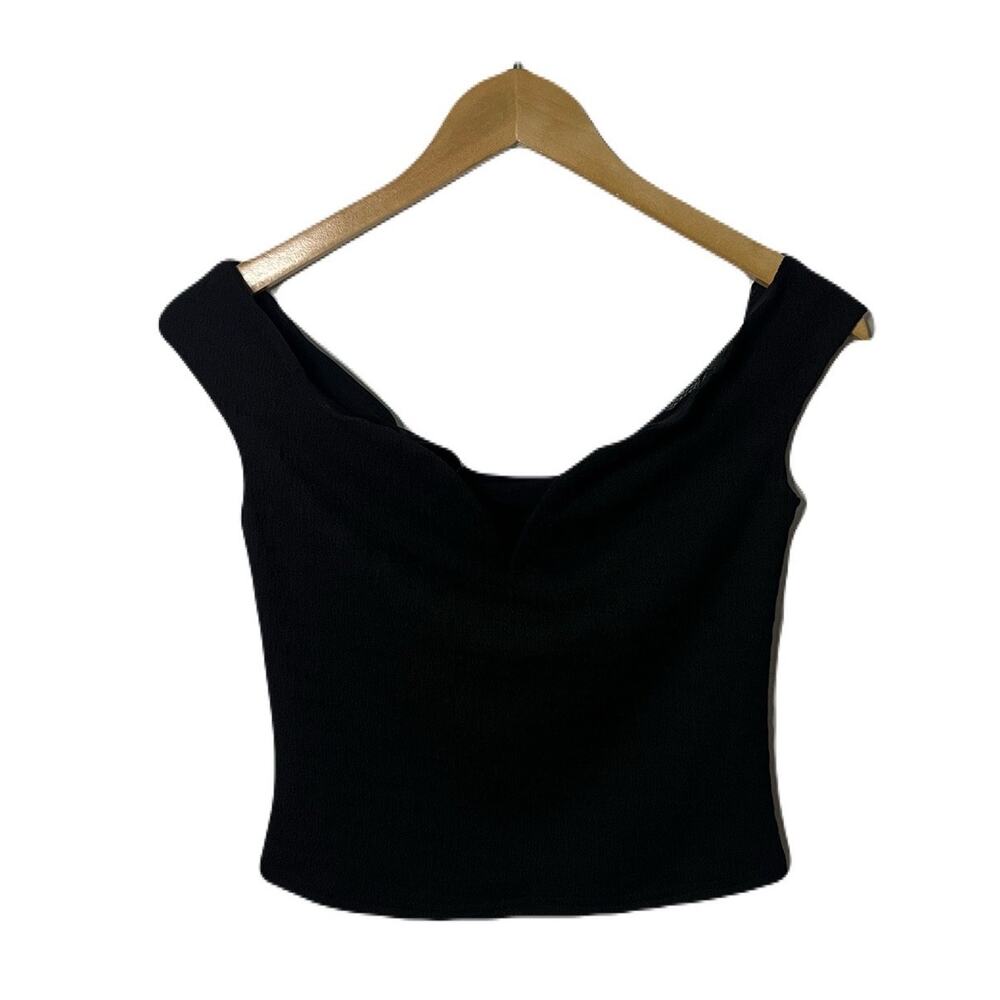 NWT ASTR The Label Textured Boned Sweetheart Neckline Crop Top Women’s Small - Picture 4 of 8